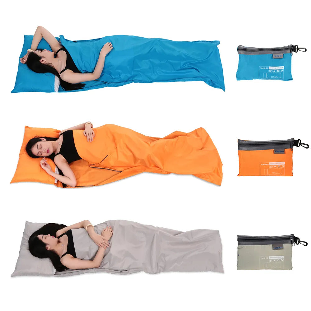 Portable Sleeping Bag Outdoor Travel Camping Hiking sleeping Bag with Pillowcase