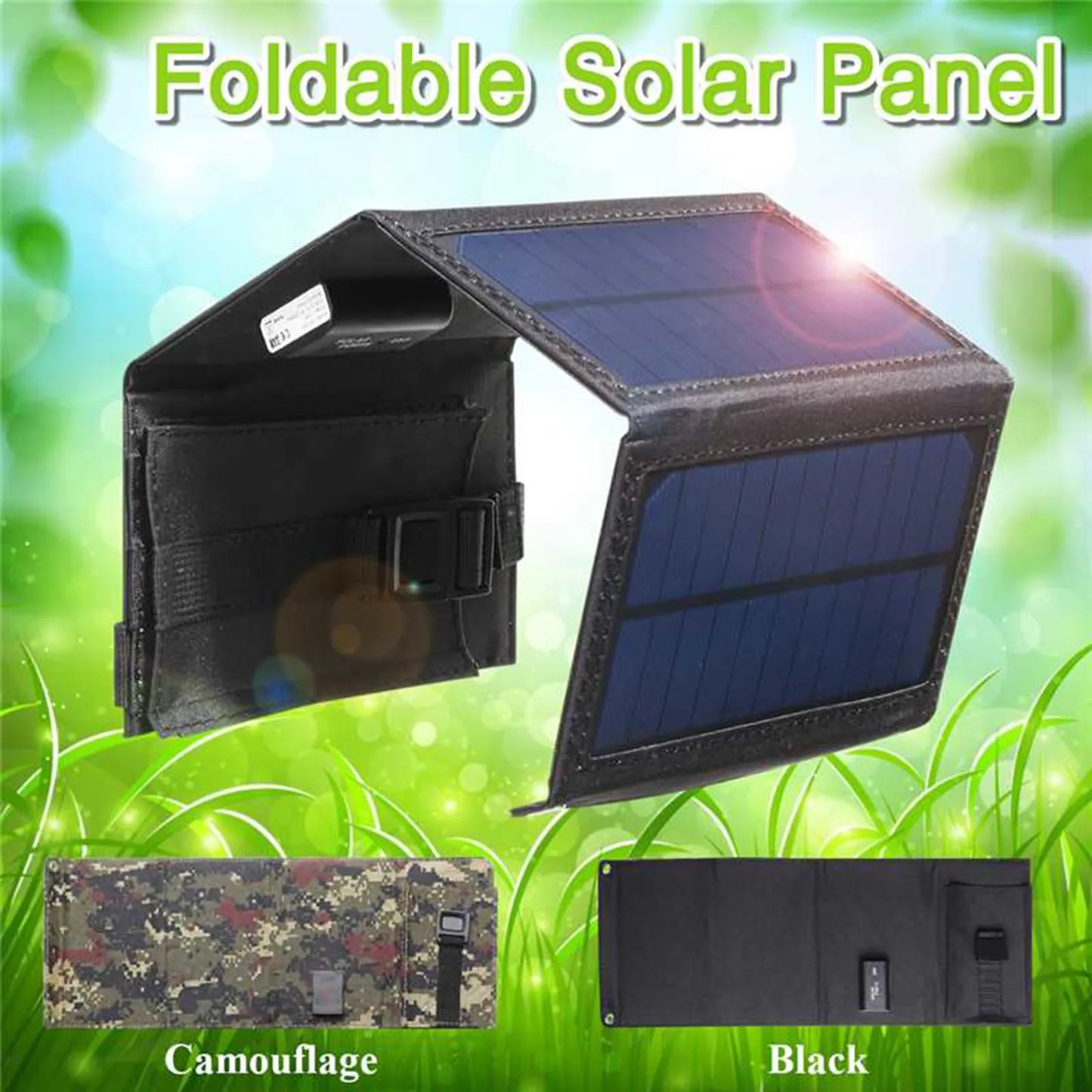 Waterproof Foldable USB Solar Panel Battery Cells Charger