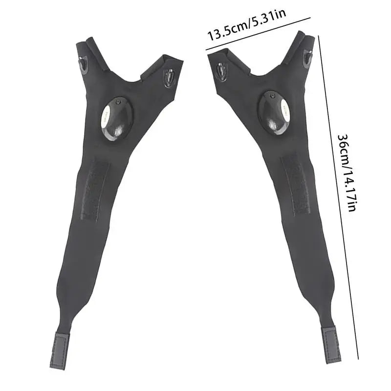Fishing Magic Strap Fingerless camping Gloves